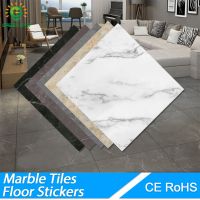 ┇✠☢ Wall Sticker Thick Self Adhesive Tiles Floor Stickers Marble Bathroom Ground waterproof Wallpapers PVC Bedroom Furniture Room