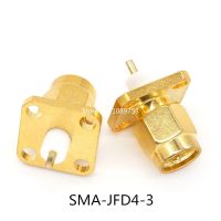 1ชิ้น SMA KF-JFD-KFD 2/4หลุมขั้วต่อ RF โคแอกซ์ตัวผู้/ตัวเมียขั้วต่อสี่เหลี่ยมอะแดปเตอร์ฐานต่อกันน้ำทรงสี่เหลี่ยมขนมเปียกปูนตัวเมียแหวนกันน้ำ