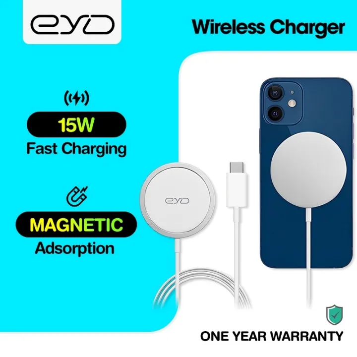 EYD Qi Wireless Charger (15W) C08 Lazada