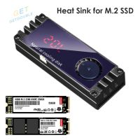 Getdouble2 ฮีทซิงค์ระบายความร้อน M.2 Ssd พร้อมพัดลมระบายความร้อน