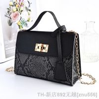 hot【DT】∏▫  2022 New Messenger for Trend Luxury Handbags Female Chain Snake Print Crossbody Shoulder