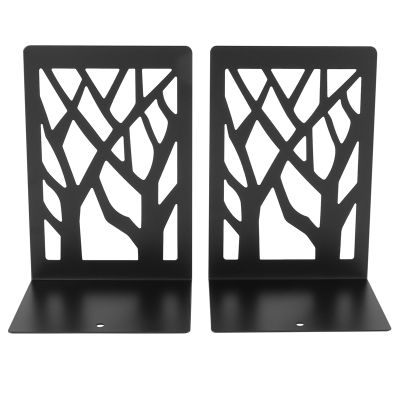 Metal Bookends for Heavy Books - Book Ends,Bookends for Shelves,Bookend Supports on Office Desk,Book Shelf Holder Home