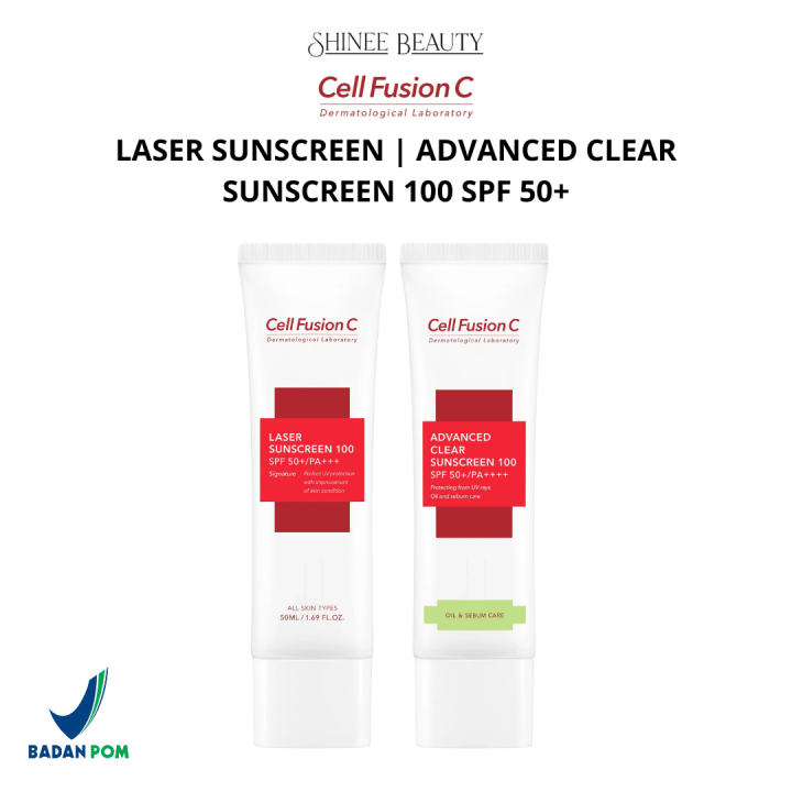 CELL FUSION C Laser Sunscreen Advanced Clear Sunscreen 100 SPF 50+ PA ...