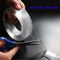 1/2/3/5m Reusable Double Sided Adhesive Nano Traceless Tape Removable Sticker Washable Adhesive Loop Disks Tie Glue Gadget Adhesives Tape