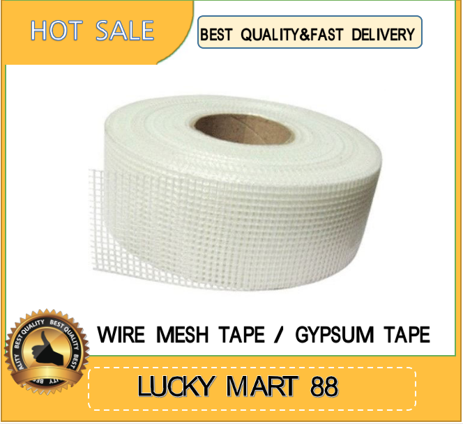 Gypsum Tape Fiberglass drywall Joint Mesh tape Lazada PH