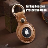 2023▦ High Quality Genuine Leather Case For Airtags Protective Cover Compatible With Apple Locator Tracker Anti-lost Device Keychain