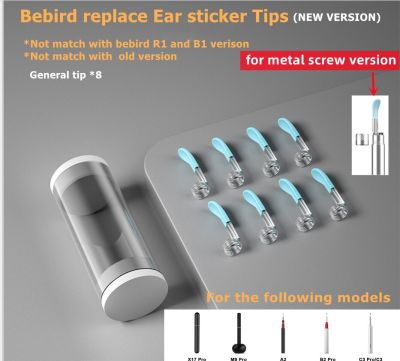 BEBIRD Replacement Accessories Set for Otoscope Compatible with Models C3 X17 Pro M9 Pro A2 B2 Pro K10(Latest version)