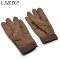 High Quality Motorcycle Gloves Full Finger Leather Outdoor Gloves For KAWASAKI NINJA 650R ER6F ER6N ZZR1200 ER5 GPZ500 EX500