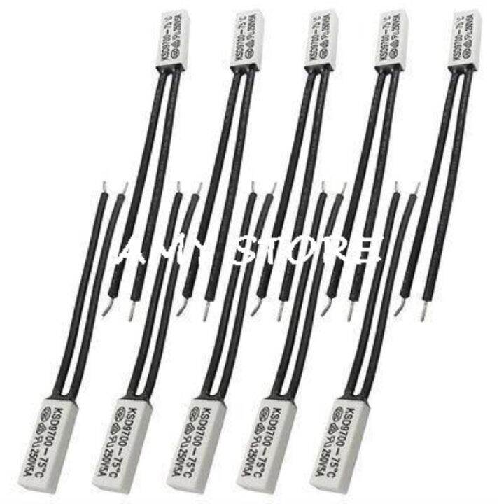 10pcs KSD9700 115C 150C 120/125/130/135/140C NO Normal Open Plastic