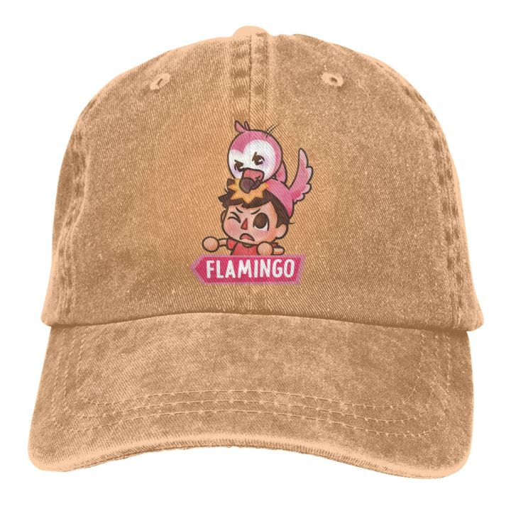 2023-new-fashion-flim-flam-albert-albertstuff-flamingo-fashion-cowboy-cap-casual-baseball-cap-outdoor-fishing-sun-hat-mens-and-womens-adjustable-unisex-golf-hats-washed-caps-contact-the-seller-for-per