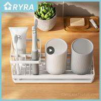 Electric Toothbrush Holder Creative Large Capacity Toothbrush Rack Toilet Storage Racks Household Accessories Inverted Design Bathroom Counter Storage