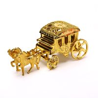 【Online】 Jime Shops Creative European Royal Carriage กล่องเก็บขนมที่สวยงามน่ารัก Home Dector