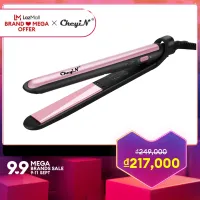 Máy Duỗi tóc Uốn tóc 2 trong 1 CkeyiN HS374Z 110-220V Tấm duỗi bằng gốm Có 2 chế độ khô và ướt Nhiệt độ ổn định