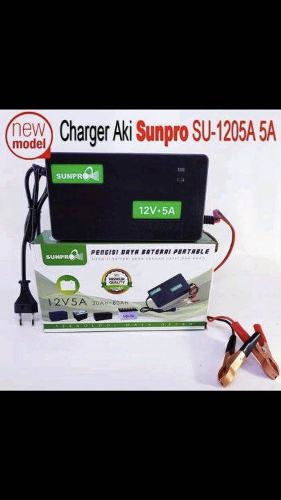 cas aki sunpro 12v 5A | Lazada Indonesia