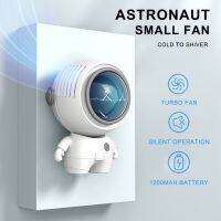 Portable Fan Hand-held Astronaut Quiet Small USB Rechargeable Mini Neck Fan for Student Dormitory Office Hand Fan