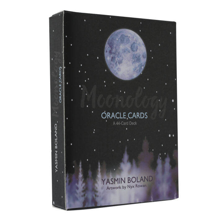 กระดาษเคลือบโชคลาภการ์ด-oracle-บัตร-tarot-ดวงจันทร์-oracle-psychic-บัตรการอ่าน44ดาดฟ้าภาษาอังกฤษของขวัญปฏิบัติ-angel-tarot-leisure-entertainment