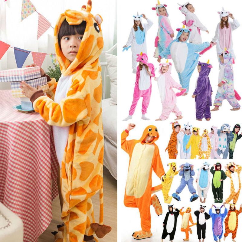 Kids Adults Animal Kigurumi Pajamas Cosplay Onesi1 Sleepwear Costumes Unisex 