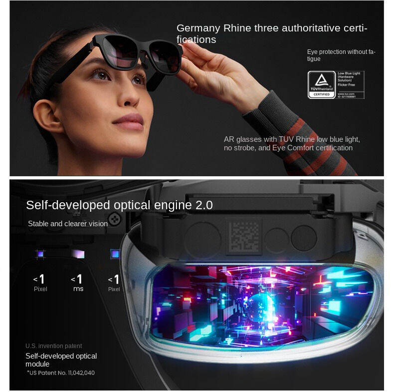 AR Glasses Nreal Air Smart 3D หน้าจอ HD AllInOne Augmented Reality