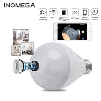 INQMEGA 960P Wifi Camera IP 360 Security Lamp Panoramic Bulb CCTV Video Surveillance Fisheye HD Night Vision Corridor Light Cam