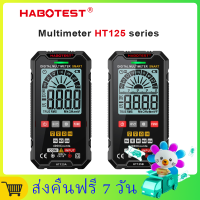 HABOTEST HT125 ดิจิตอลมัลติมิเตอร์ 600V AC / DC โวลต์มิเตอร์ 40 ล้านสาย Buzzer เคล็ดลับและไฟฉาย Capacitive และ Diode Test Capacitive