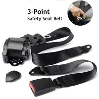 Universal 3 Points Car Seat Belt Auto Telescopic Retractable Driver Safety Belt Belt Easy Release Design Car Replacement Parts