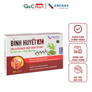 Bình huyết AN CHÂU hỗ trợ hạ huyết áp giảm nguy cơ của bệnh tiểu đường hộp