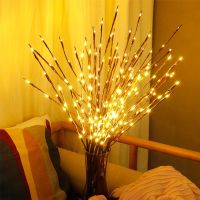 Hot Sale 20LED Christmas LED Willow Branch Lamp Battery Powered Home Decorative Christmas Ornaments Christmas Tree Decorations