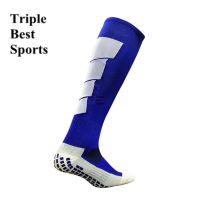 Triple Best Z33L Mens Professional 46cm Knee Long Football Soccer Ball Anti Non Slip Skid Sports Socks Stockings For Men