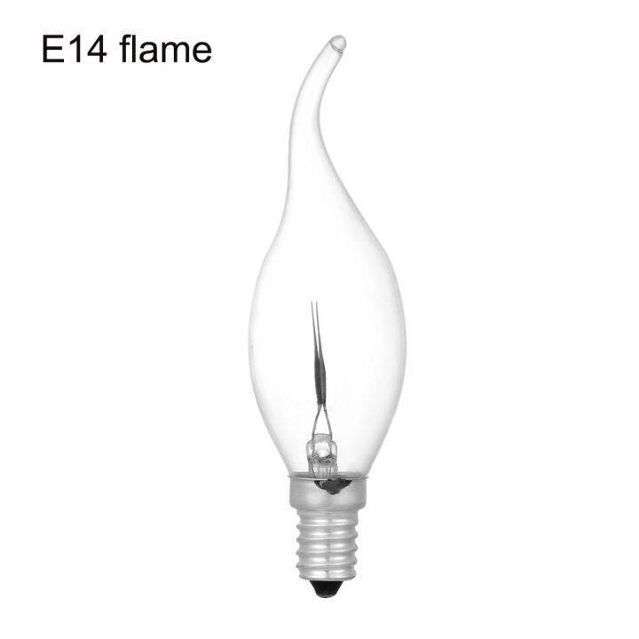 2020หลอดไฟเอดิสัน LED E27 E14 3W ไฟเปลวไฟเอฟเฟกต์การกะพริบแบบวินเทจโคม