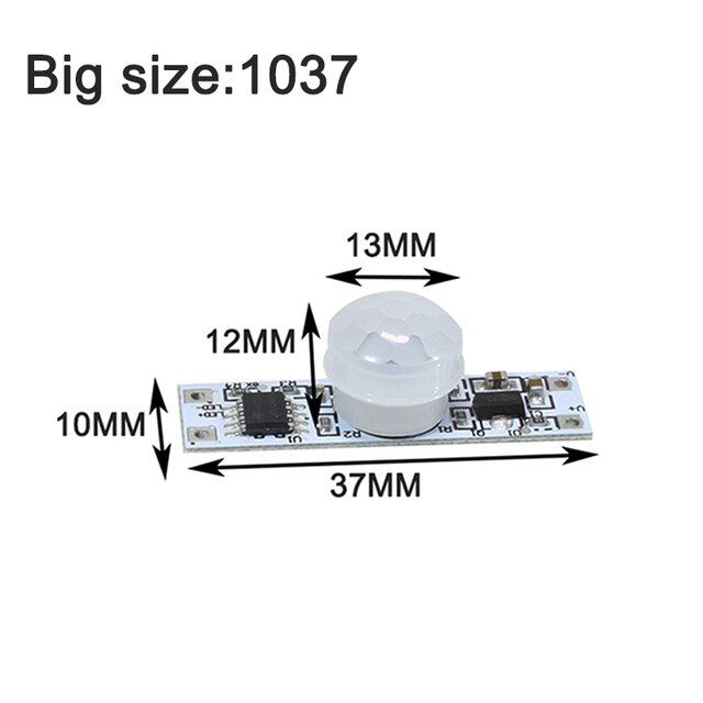 สวิตช์ไฟ-dc-5v-12v-เซ็นเซอร์ตรวจจับการเคลื่อนไหวเครื่องตรวจจับการเคลื่อนไหวเปิดเซ็นเซอร์ตรวจจับการเคลื่อนไหว-pir-อัตโนมัติสำหรับไฟแถบไฟ-led