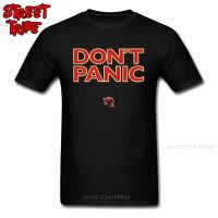 DonT Panic T Shirt X Birthday T-Shirts For Men Cotton Summer Tops Tshirt Street Tees Letter Fashion Elon Musk Streetwear 【Size S-4XL-5XL-6XL】