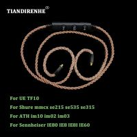 MMCX Bluetooth Headset Adater for Shure SE215 SE535 SE846 UE900 tf10 TF15 Sennheise ie80 ie8 28 Core Pure Copper Braided Wire