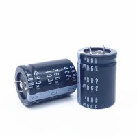 1Pcs 390UF 400V Aluminum electrolytic capacitor  400V 390UF 30*40mm