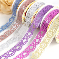 7 pcs Diy photo album accessories lace tape creative manual album accessories multi-color cute tape gift box packaging tape