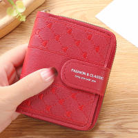 Purse Ladies Wallet Card Holders Short Wallet Hasp Wallet Embroidered Wallet Leather Passport Bag