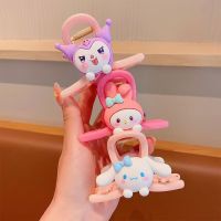 DISCRIM คลิปหนีบผมสีชมพูกิ๊ฟติดผมลายการ์ตูน My Melody กิ๊บหนีบผมของขวัญสำหรับเด็กผู้หญิง