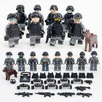 HOT!!!۞♞ pdh711 8pcs Soldiers Minifigures SWAT Series Building Blocks Army Toys M8012 model