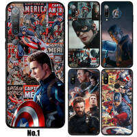 27XVV Marvel Captain America อ่อนนุ่ม High Quality ซิลิโคน TPU Phone เคสโทรศัพท์ ปก หรับ Xiaomi Mi Poco F1 F2 F3 M3 M4 M5 X2 X3 X4 C3 C40 NFC Pro GT