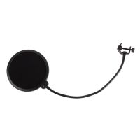 Leegoal Black Studio Microphone Mic Wind Screen Pop Filter Swivel Mount Mask Shied for Speaking Recording