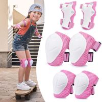 [Rear Waves]6 In 1 ProtectiveKnee Pads Adjustable Set ForKneeElbow Pads Joints Pads Knee Support Шпряк