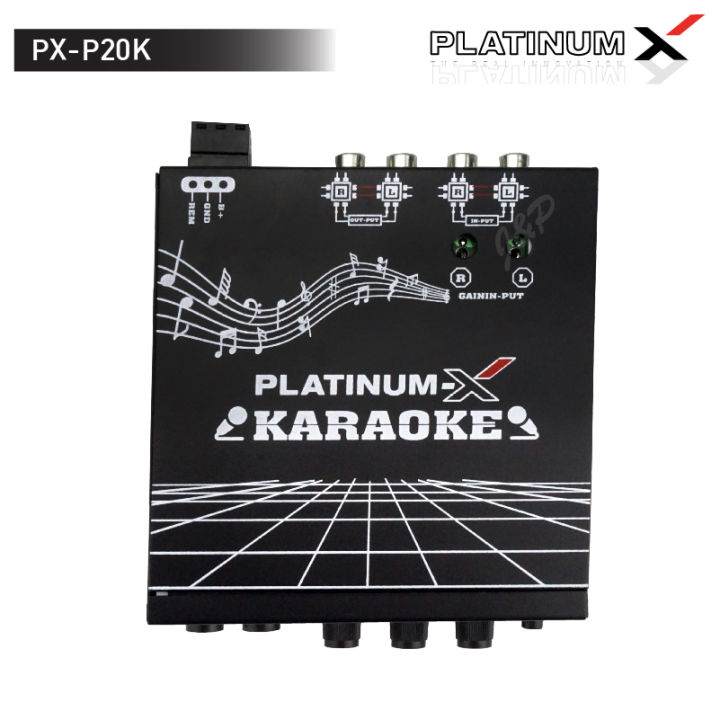 platinum-x-ปรีแอมป์-คาราโอเกะ-ตัดเสียงร้องได้-karaoke-2ช่อง-มีecho-gain-input-เสียงดี-ปรีโม-modify-ปรีรถยนต์-จัดชุดคาราโอเกะ-ปรี-เครื่องเสียงรถยนต์-p20k