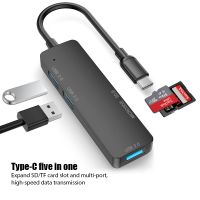 【LZ】♀◙  5in 1 usb tipo c para usb 3.0 hub leitor de cartão sd tf adaptadores divisor para macbook pro ar laptop ipad xiaomi samsung honra