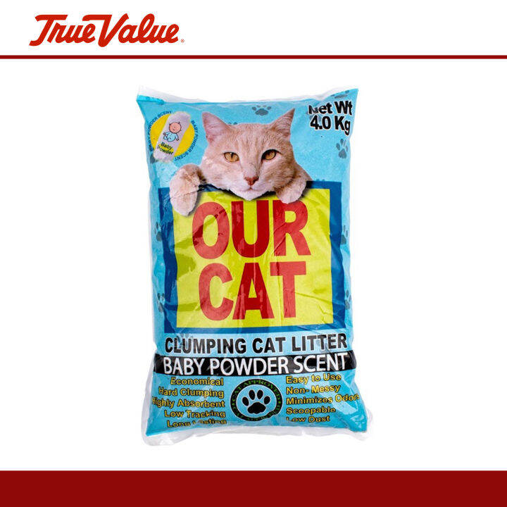 Our Cat Clumping Cat Litter Baby Powder Scent 4kg Lazada PH