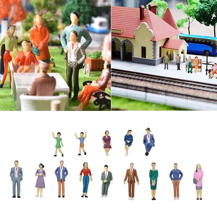 50-100pcs-1-87-scale-model-miniature-architectural-painted-models-human-scale-model-abs-plastic-people-figures-random-poses