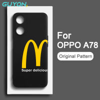 Guyon เคส OPPO A78 4G 5G นิ่มลายดีไซน์ใหม่ดั้งเดิม,ซิลิโคนกันกระแทก