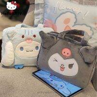 Sanrio Kuromi Cinnamoroll กระเป๋าใส่แท็บเล็ตตุ๊กตาโซนี่กระเป๋าถือใส่แท็บเล็ตได้ที่เก็บกระเป๋าแล็ปท็อปแบบพกพาน่ารักกระเป๋ากระเป๋านุ่มหลายขนาด