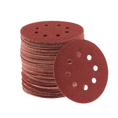 【CW】 10pcs 5 Inch 125mm Round Sandpaper Hole Disk Sheets Grit 60-2000 and Sanding Disc