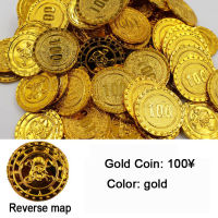 Plastic gold Pirate coins Gem birthday Christmas holiday treasure coin goody party loot pinata toy Treasure decoration gift