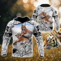 2021 Autumn Fashion Hoodies Beautiful Tiger 3D Printed Mens Sweatshirt Unisex Zip Pullover Casual Harajuku Streetwear DW0380