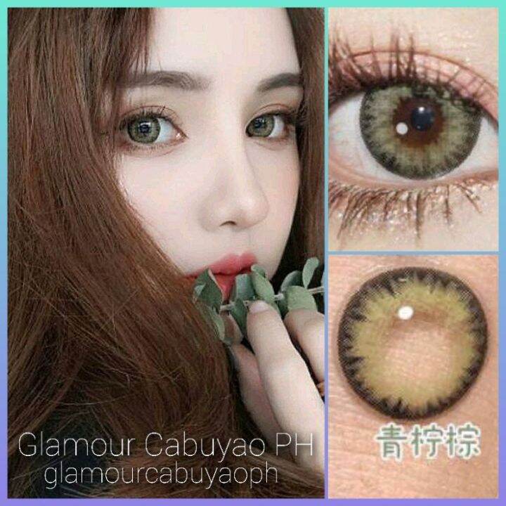 【The New! 】 Mojito Green Doll Eye Contact Lens With Free Solution Case